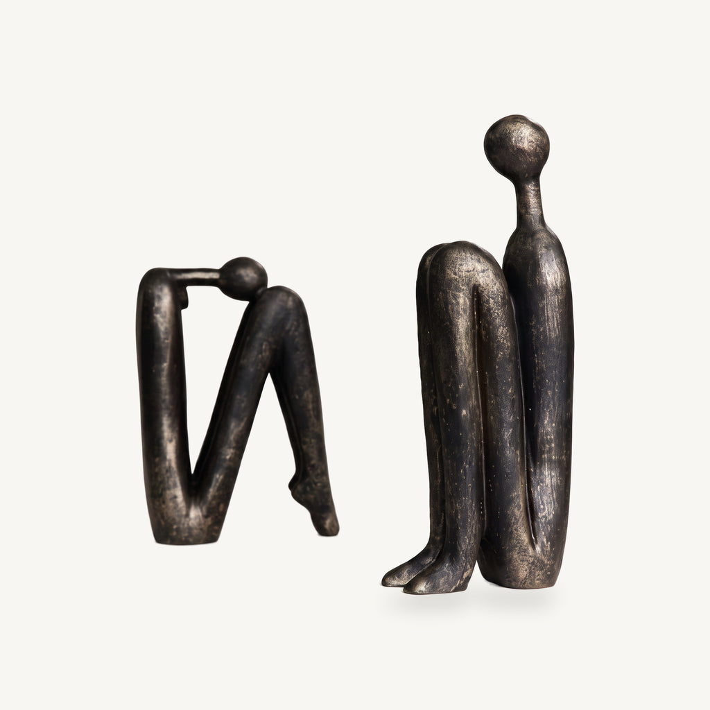 Lureto Set of 2 Human-Shaped Bookends