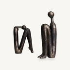 Lureto Set of 2 Human-Shaped Bookends